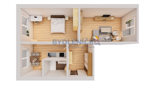 Prodaný byt 2+1 65 m²