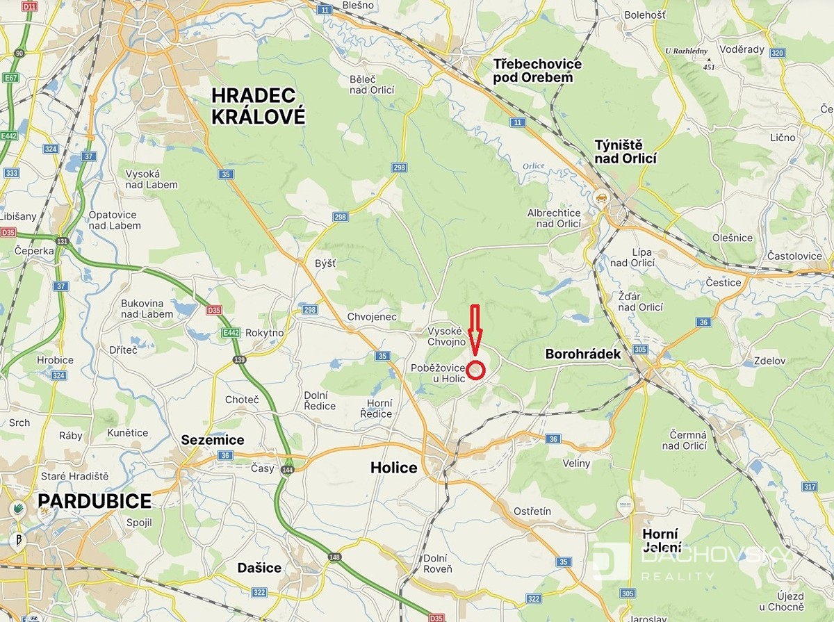 Prodej stavebního pozemku 1265 m²