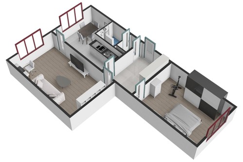 Prodaný byt 2+1 60 m²