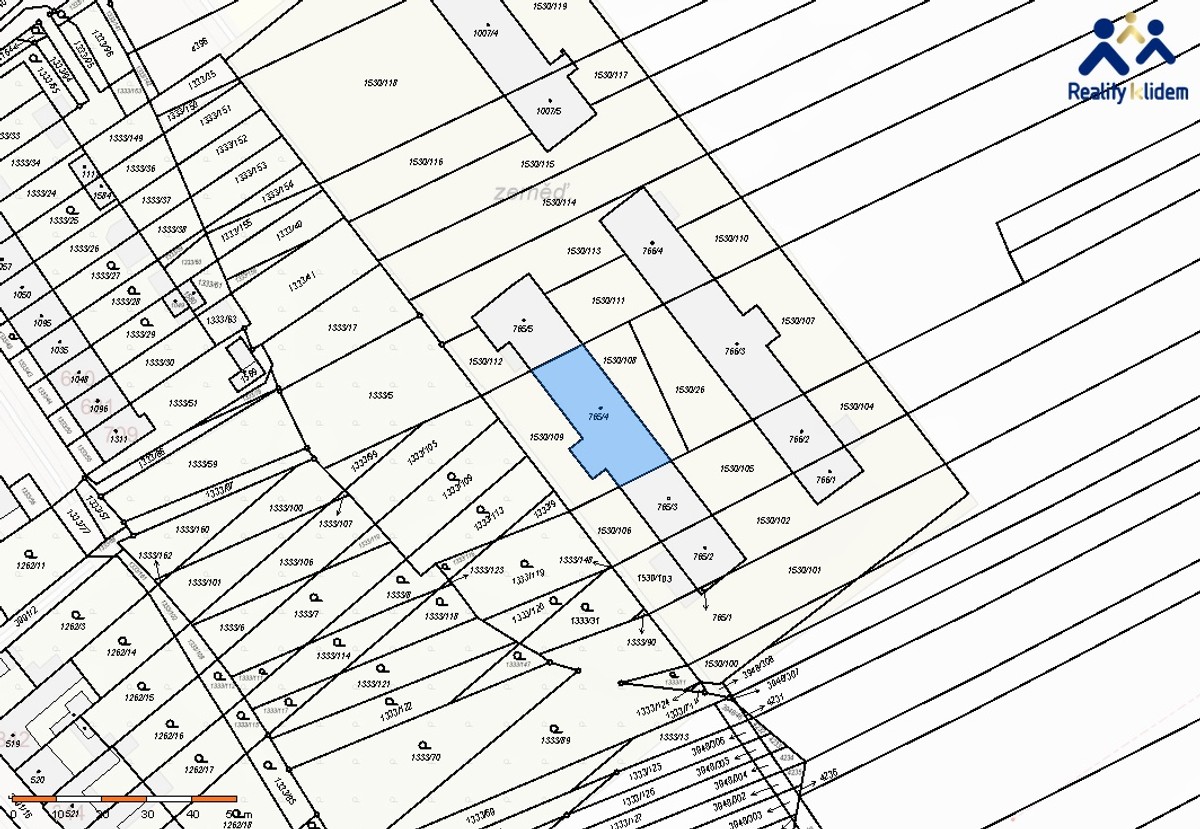 Prodej stavebního pozemku 440 m²