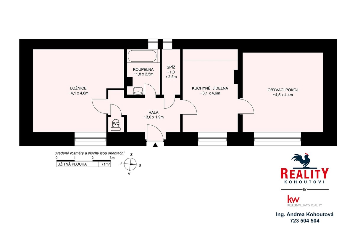Prodej domu 71 m², pozemek 357 m²
