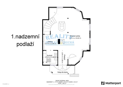Prodaná chata 148 m², pozemek 1141 m²