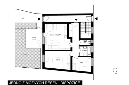 Prodaný byt 3+kk 65 m²