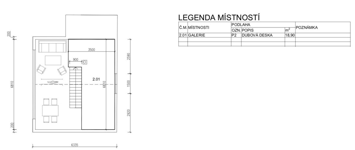 Prodej chaty 78 m², pozemek 450 m²