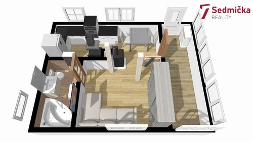 Prodej chaty 33 m², pozemek 351 m²