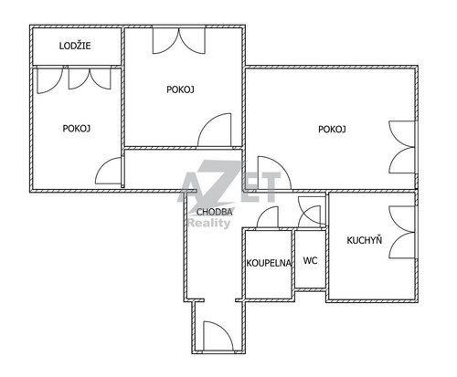 Prodaný byt 3+1 74 m²