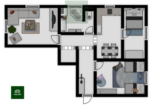 Prodaný byt 3+1 66 m²
