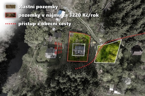 Prodaná chata 80 m², pozemek 424 m²