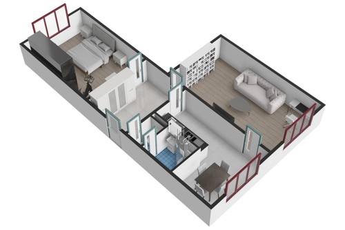 Prodaný byt 2+1 60 m²