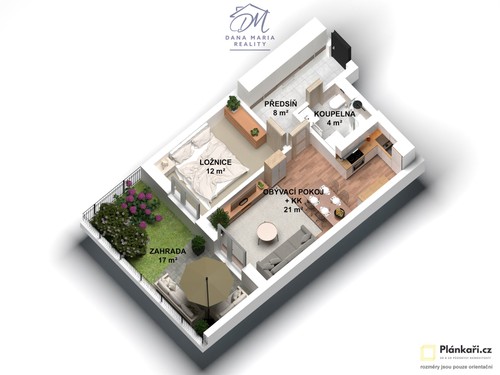 Prodaný byt 2+kk 47 m²
