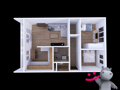 Prodaný byt 3+1 55 m²