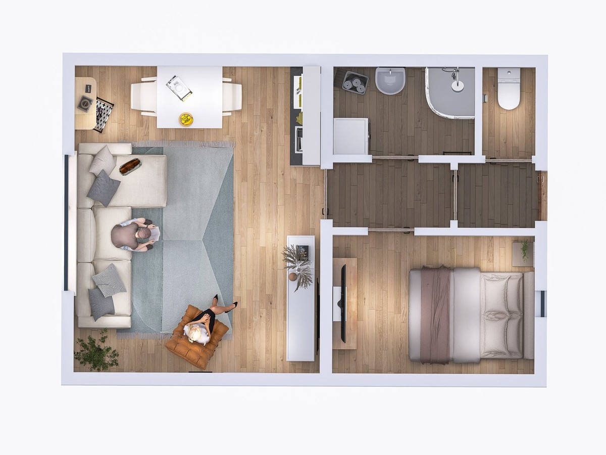 Prodej bytu 1+1 39 m²