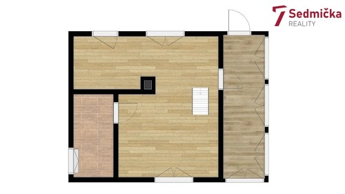 Prodej chaty 33 m², pozemek 351 m²