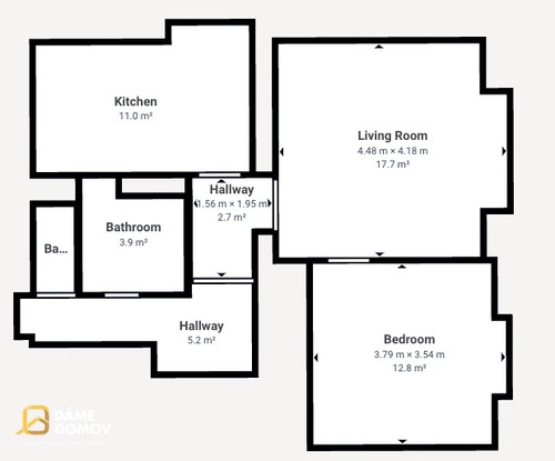 Prodaný byt 2+1 62 m²