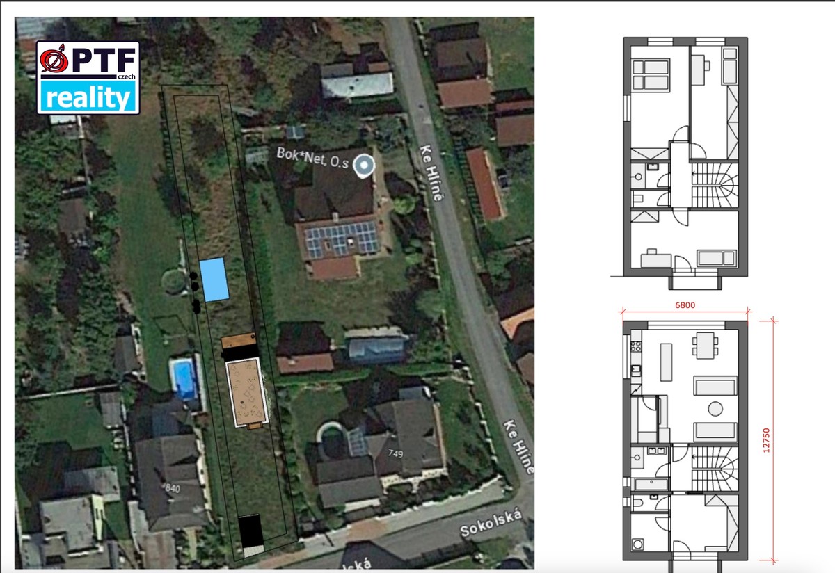 Prodej stavebního pozemku 1088 m²