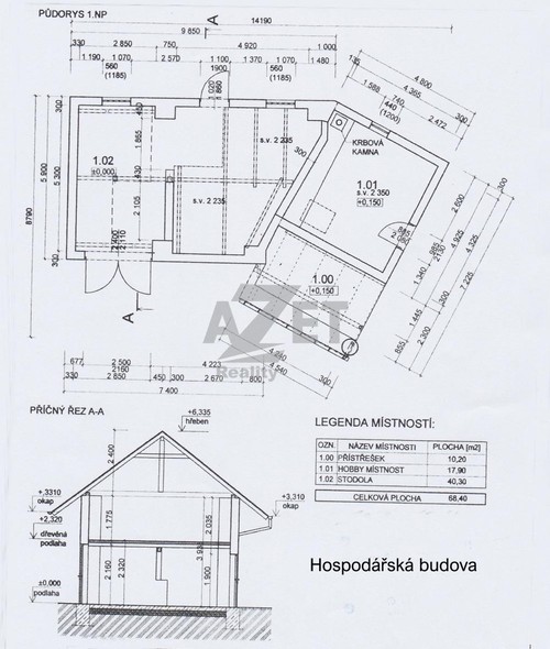 Prodaný dům 355 m², pozemek 1447 m²