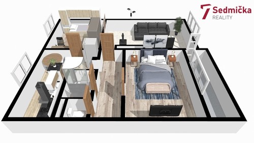 Prodaný byt 3+1 62 m²