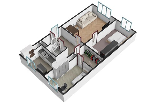 Prodaný byt 3+1 61 m²