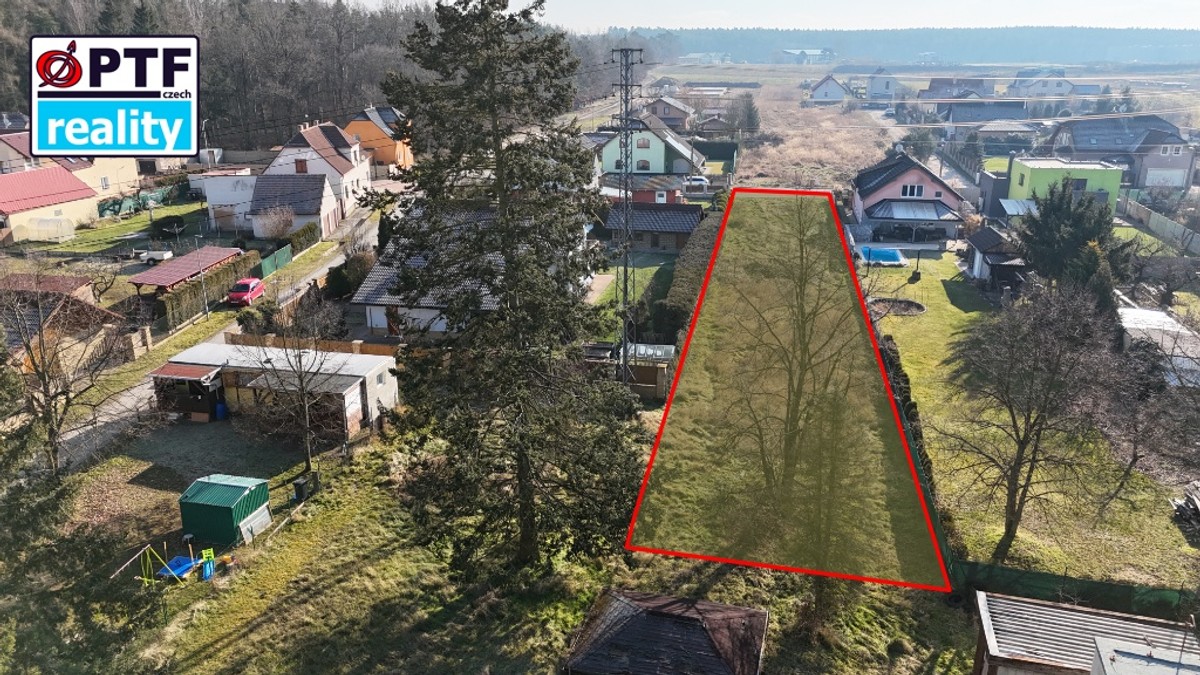 Prodej stavebního pozemku 1088 m²