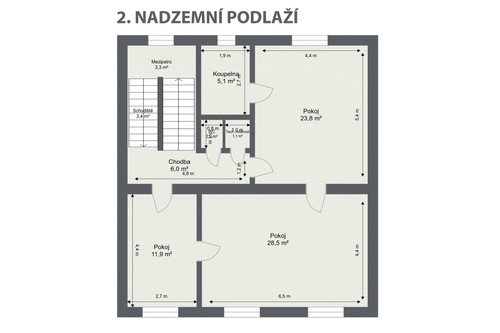 Prodaný dům 350 m², pozemek 230 m²