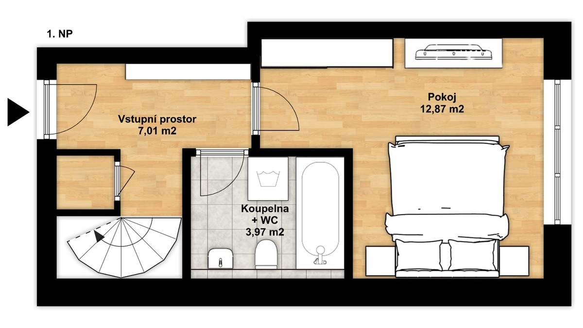 Prodej bytu 3+kk 79 m²