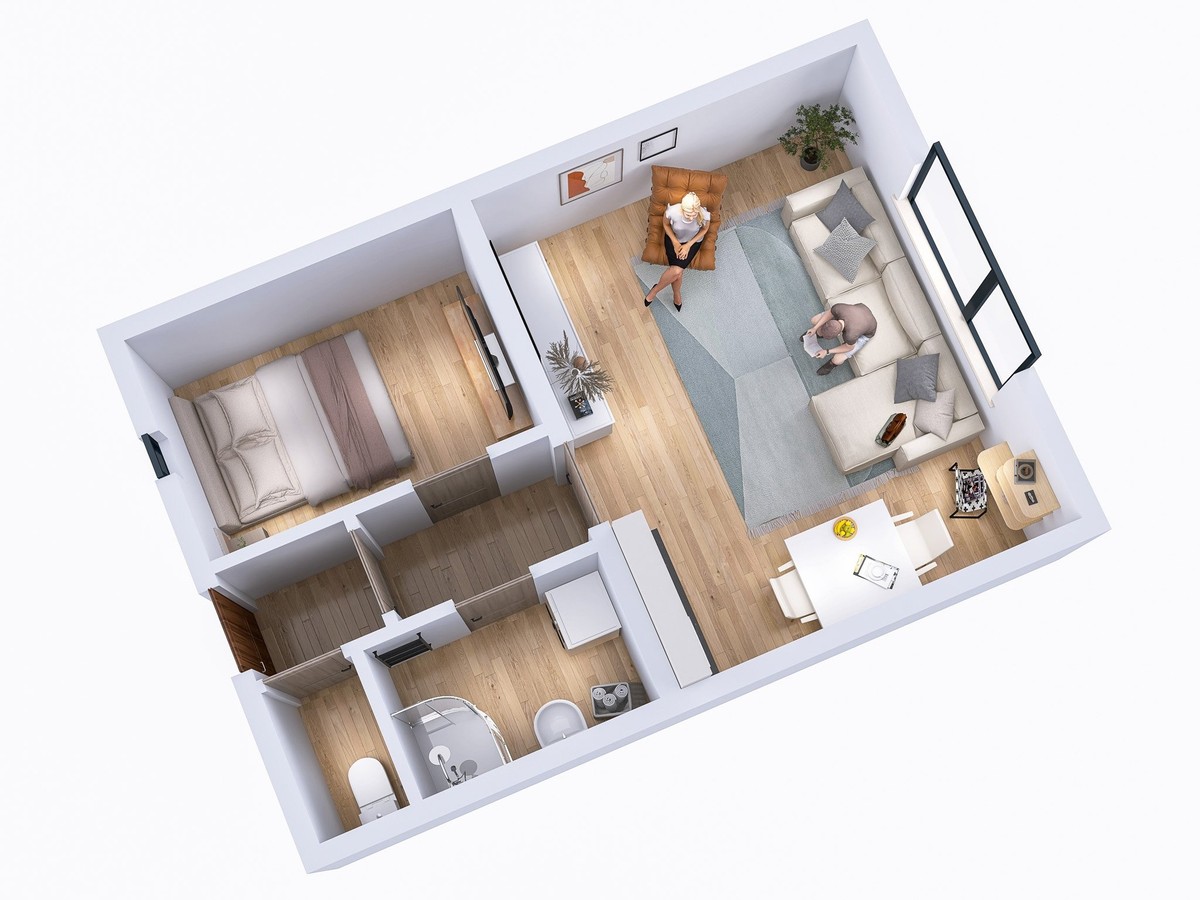 Prodej bytu 1+1 39 m²