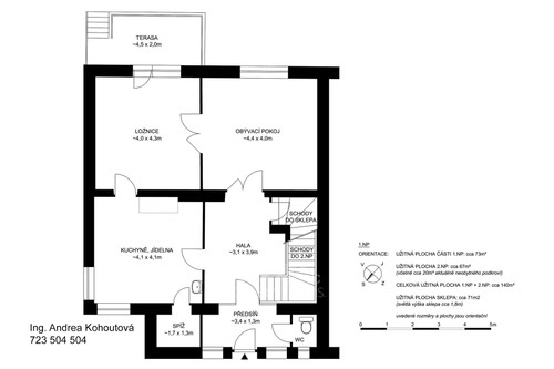Prodaný dům 211 m², pozemek 605 m²