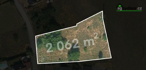 Prodej stavebního pozemku 2062 m²