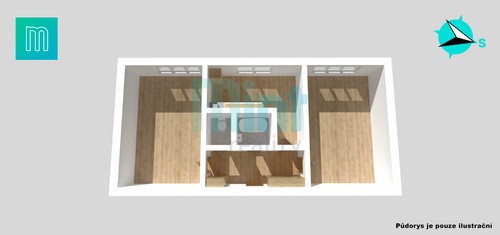 Prodaný byt 2+1 52 m²