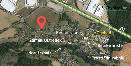 Prodej stavebního pozemku 2062 m²