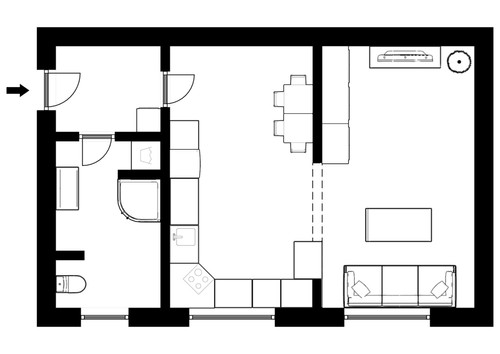 Prodaný byt 2+kk 60 m²