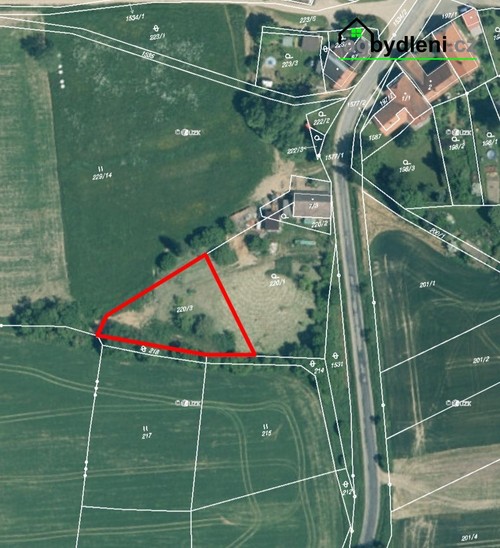 Prodej stavebního pozemku 2975 m²