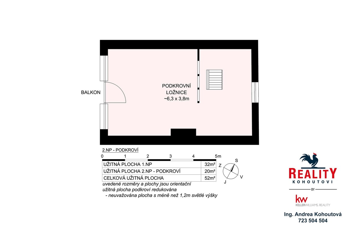 Prodej chaty 52 m², pozemek 1008 m²