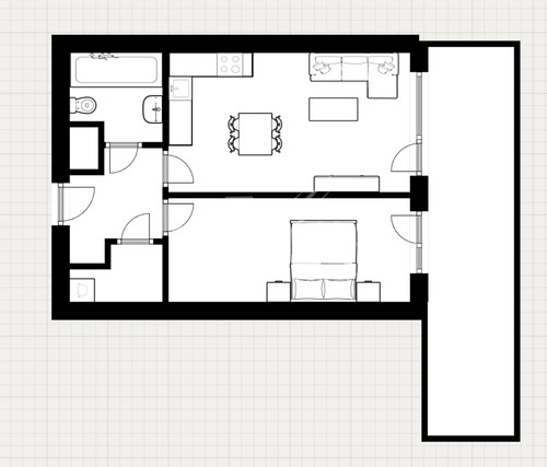 Prodej bytu 2+kk 52 m²