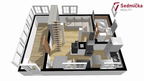 Prodej chaty 33 m², pozemek 351 m²
