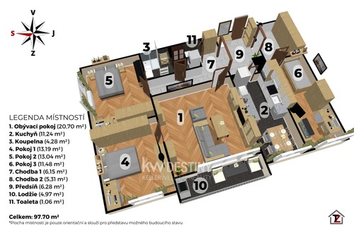Prodaný byt 4+1 97 m²