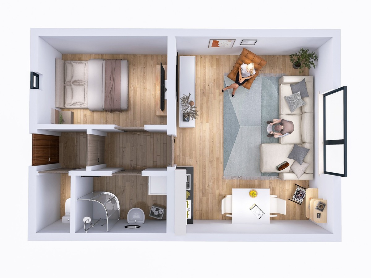 Prodej bytu 1+1 39 m²