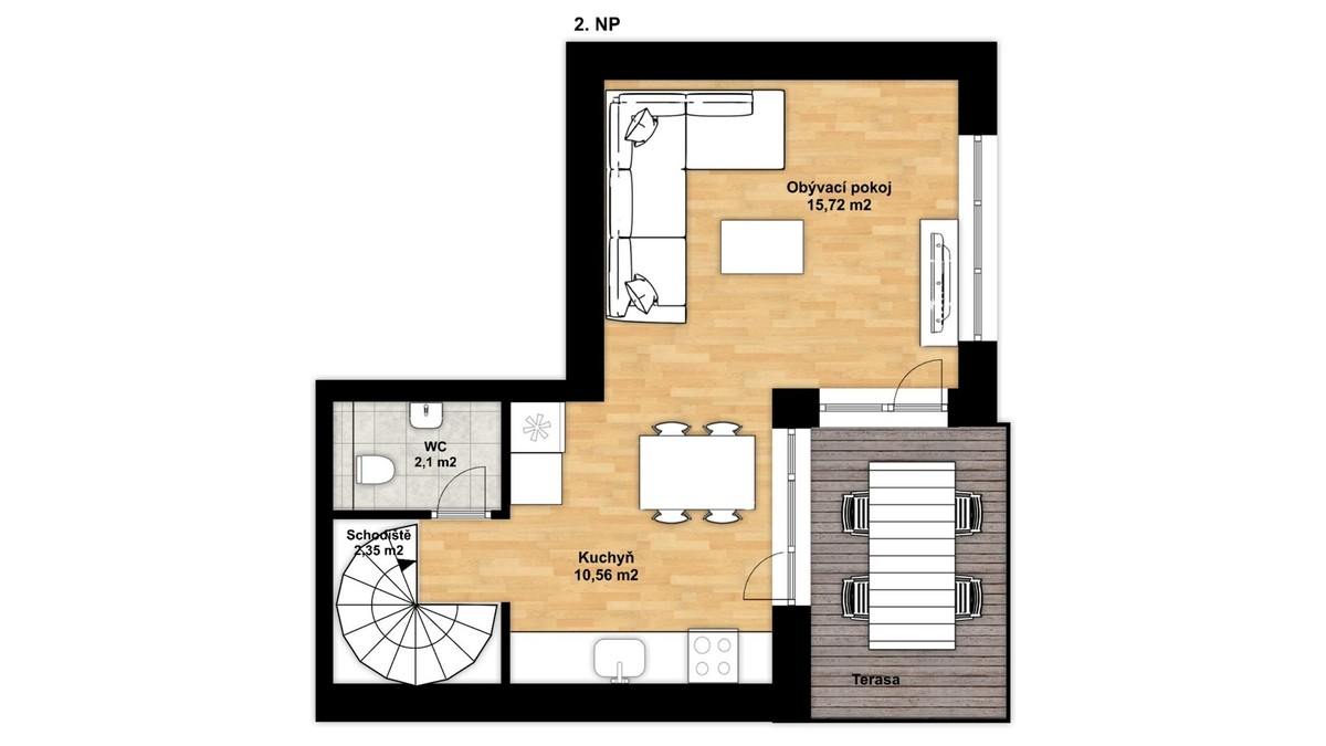 Prodej bytu 3+kk 79 m²
