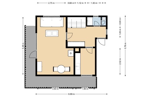 Prodaná chata 57 m², pozemek 420 m²
