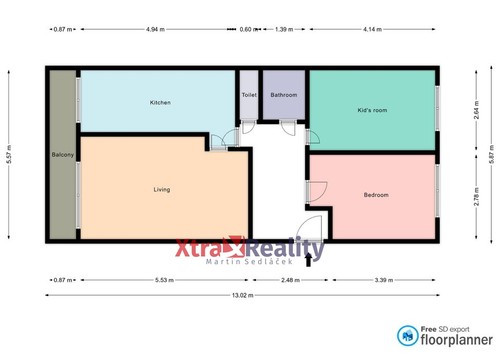 Prodaný byt 3+1 68 m²