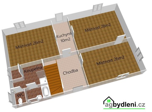 Prodej domu 97 m², pozemek 2603 m²