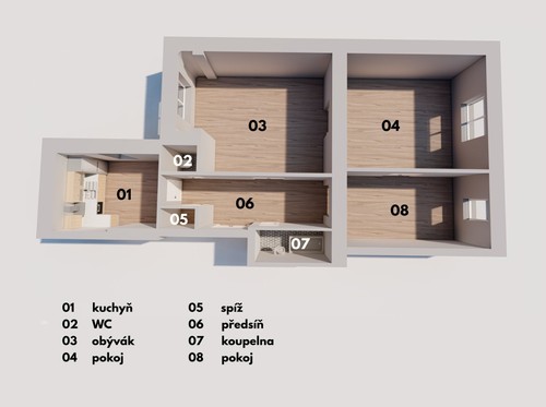 Prodaný byt 3+1 104 m²