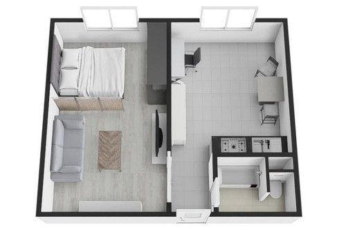 Prodaný byt 1+1 39 m²