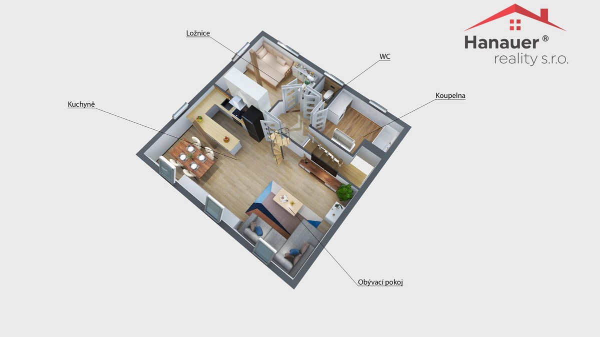 Prodej bytu 2+kk 86 m²