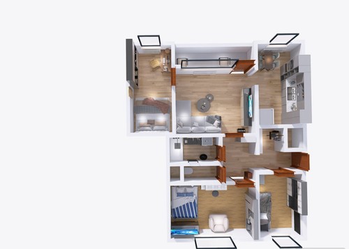 Prodaný byt 4+1 80 m²