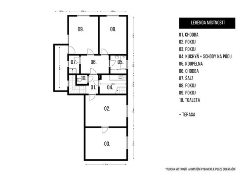 Prodaný dům 177 m², pozemek 1333 m²