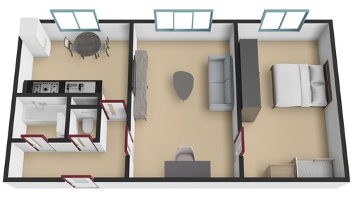 Prodaný byt 2+1 56 m²