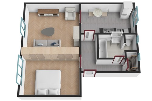 Prodaný byt 2+1 52 m²