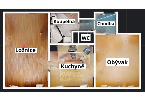 Prodaný byt 2+1 57 m²