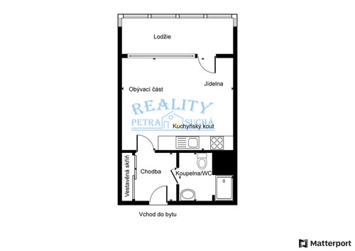 Prodaný byt 1+kk 35 m²